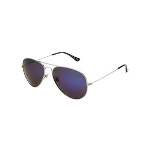 Foster Grant Sunglasses Men Polarized Aviator Silver Blue Mirrored SR1124 FF09